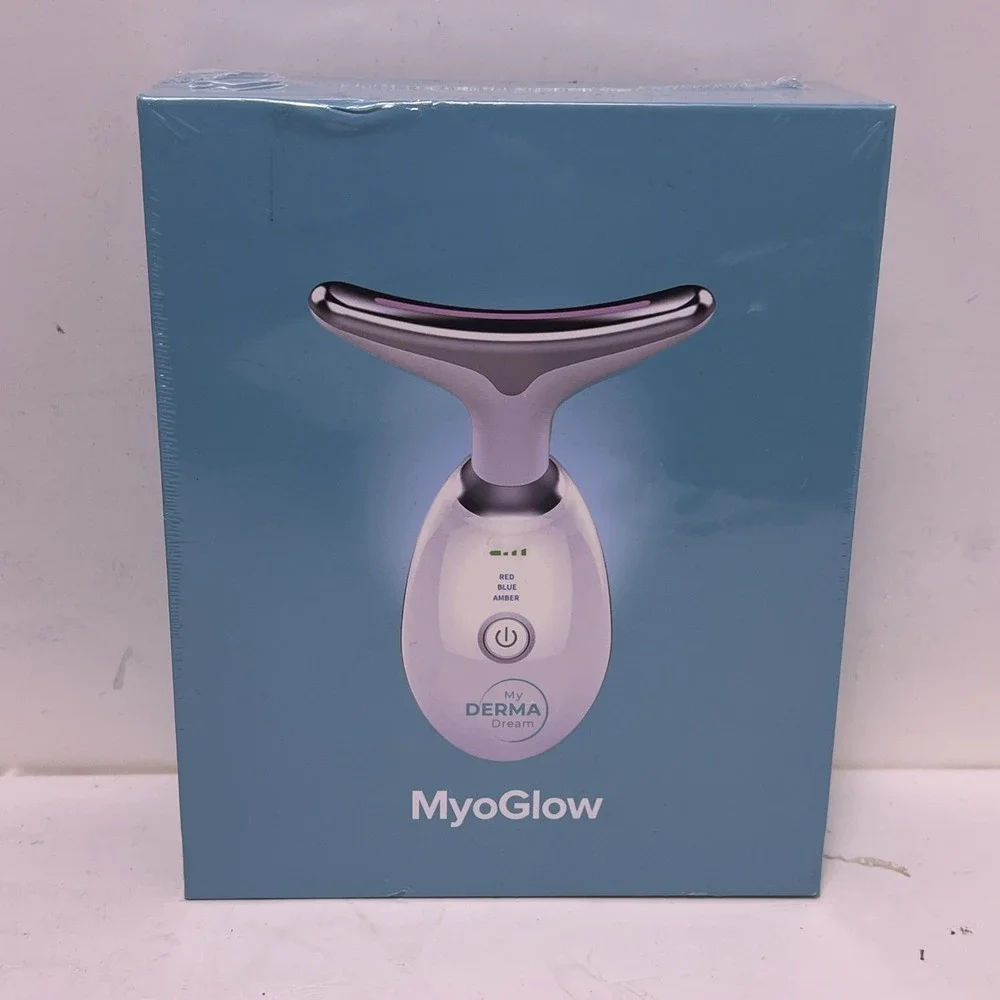 MyoGlow LED Light Therapy Neck Face Sculpting Device BRAND NEW Sealed